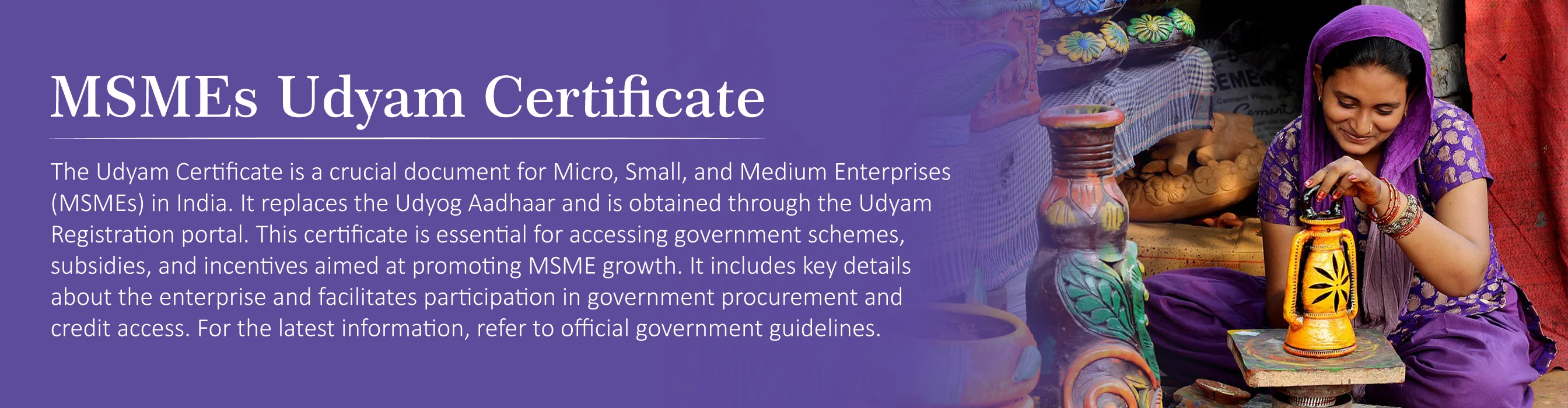 About MSME Registration certificate
