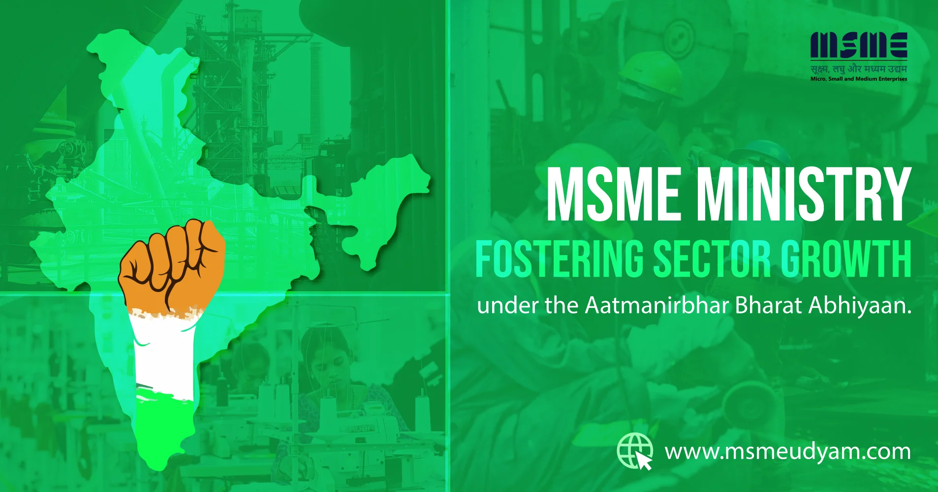 How has MSME Ministry prioritized sector growth under Aatmanirbhar Bharat Abhiyaan?